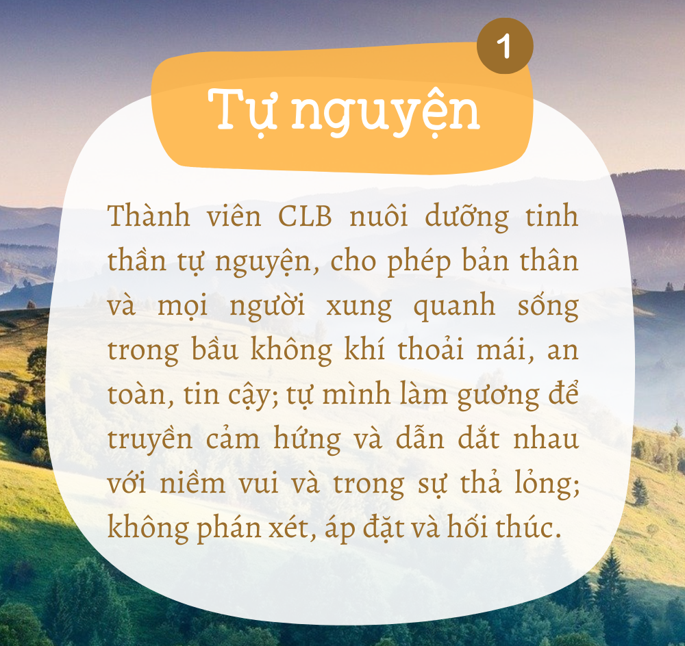 Tuần giá trị #09: TỰ NGUYỆN